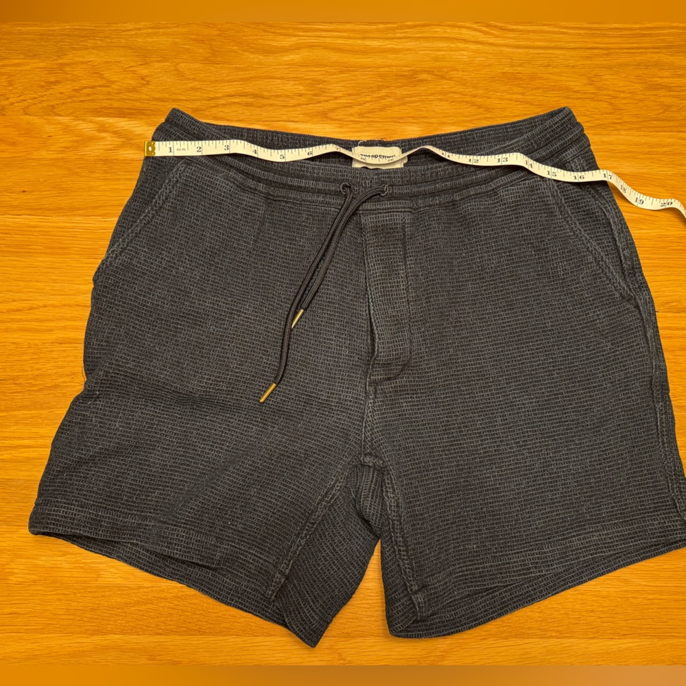 Taylor Stitch Apres Shorts Waffle Indigo Men’s Small 6”